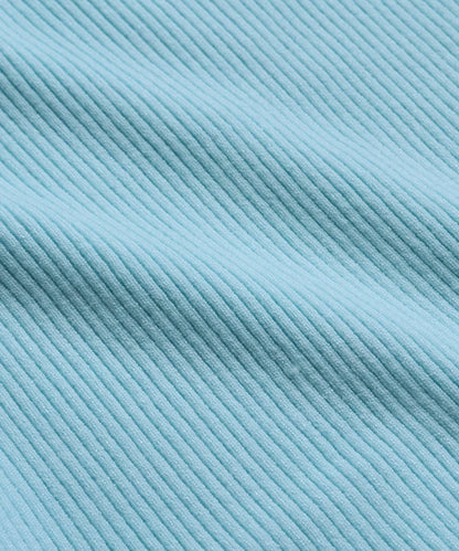 安哥拉觸感墊肩羅紋針織衫