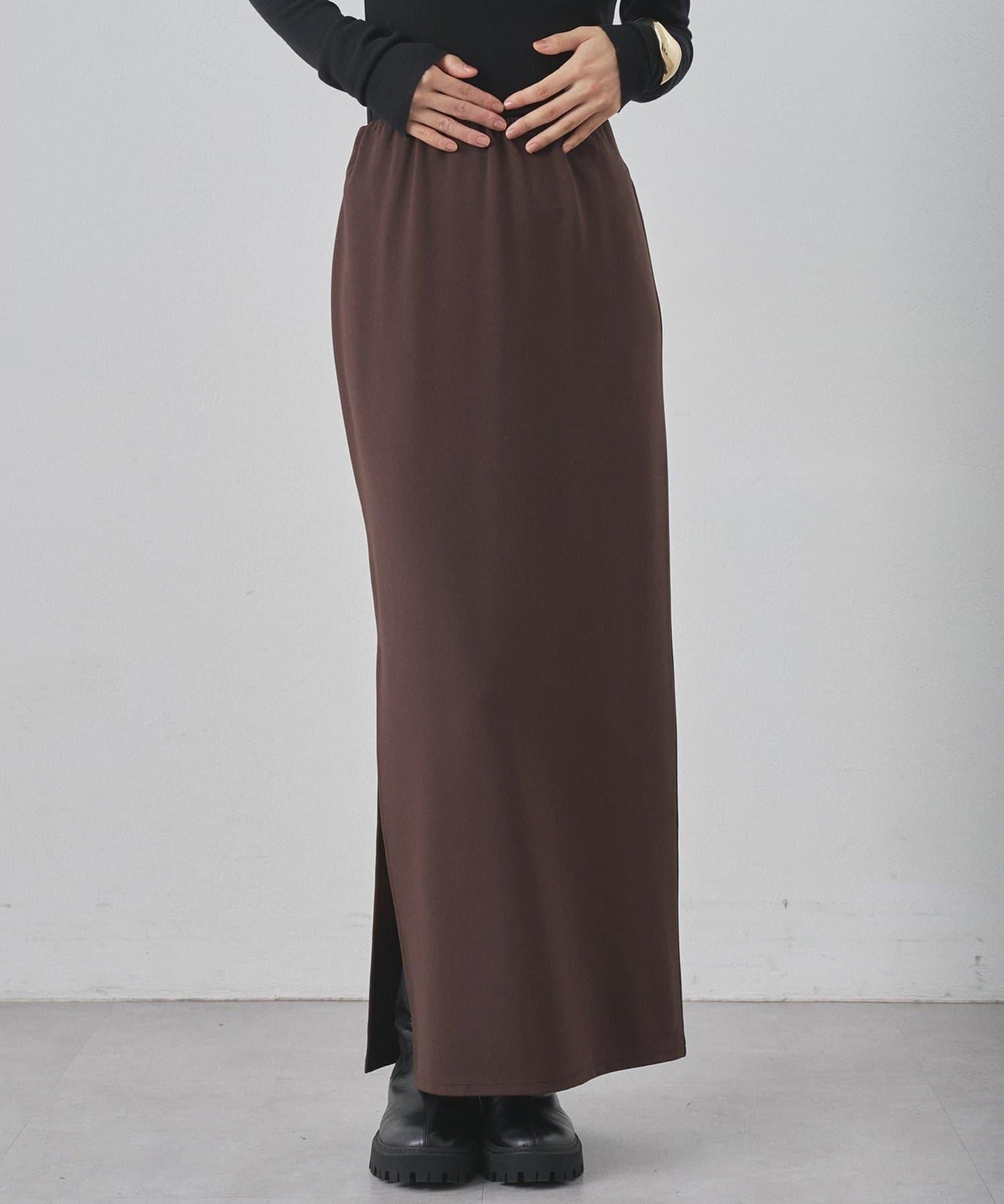 彈力針織半身裙