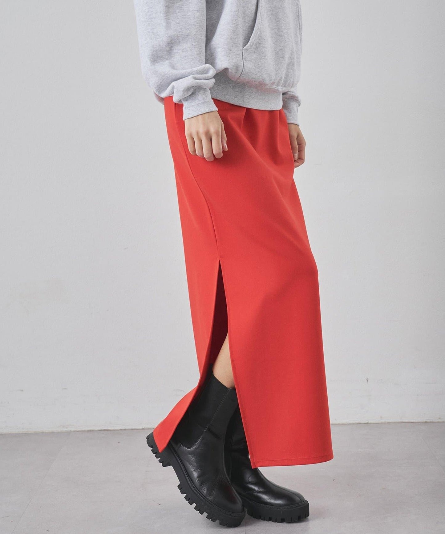 彈力針織半身裙