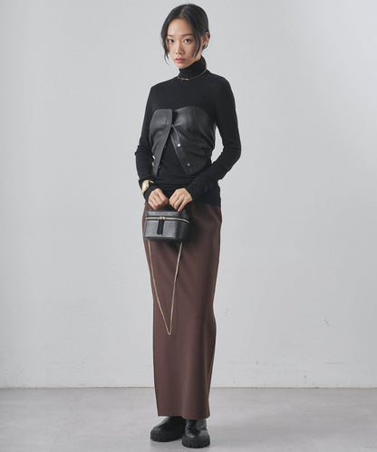 彈力針織半身裙