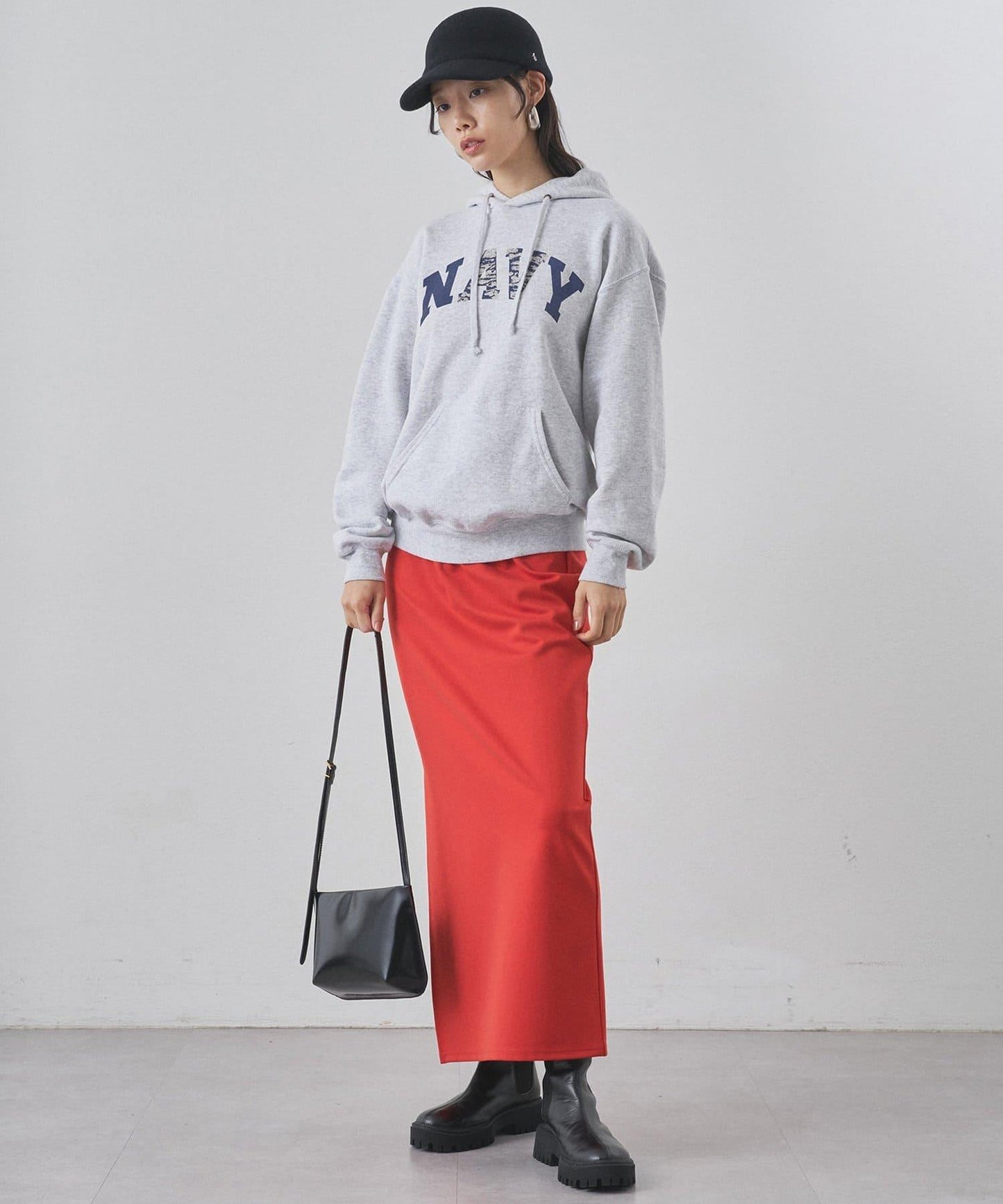 彈力針織半身裙