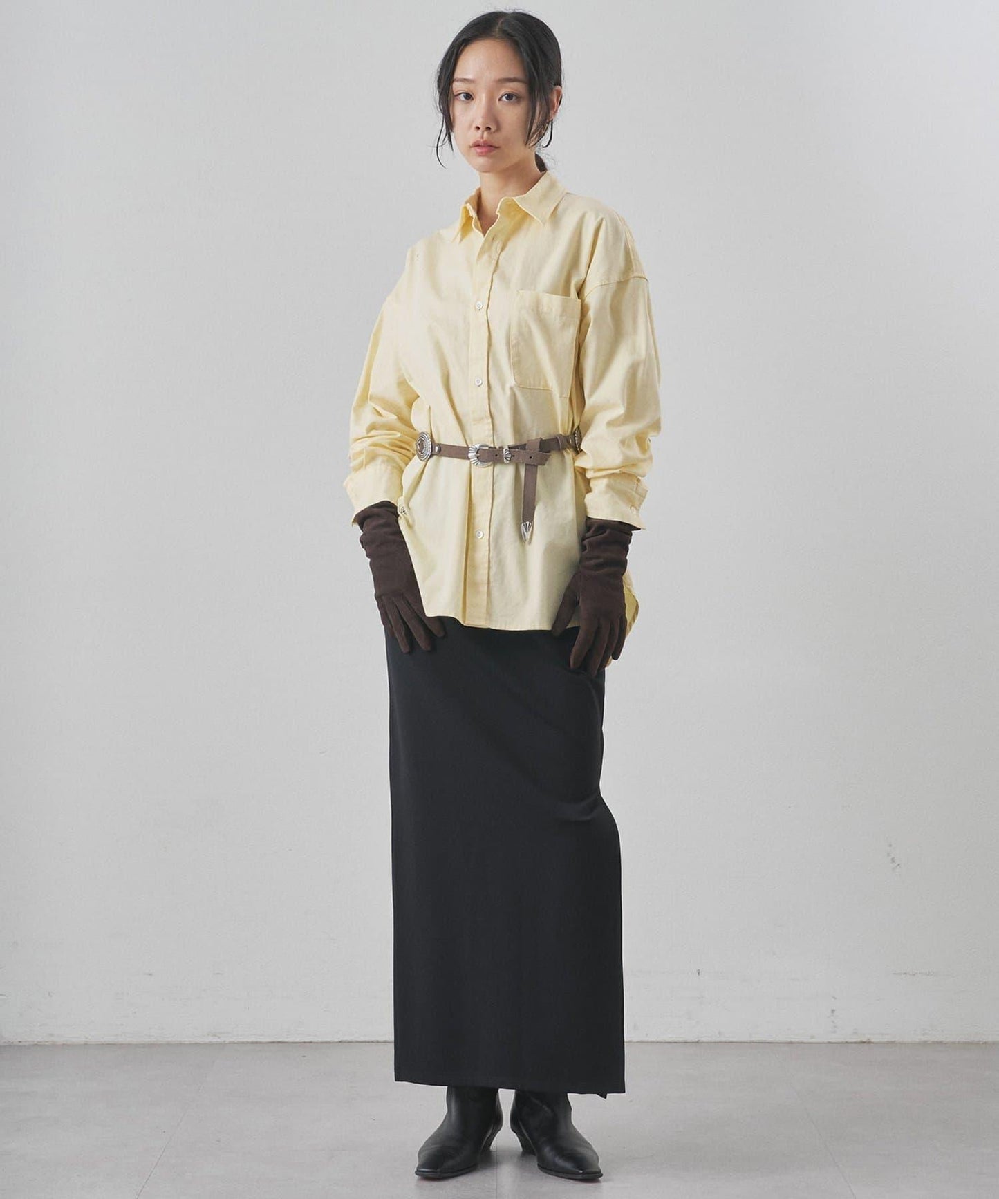 彈力針織半身裙