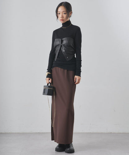 彈力針織半身裙