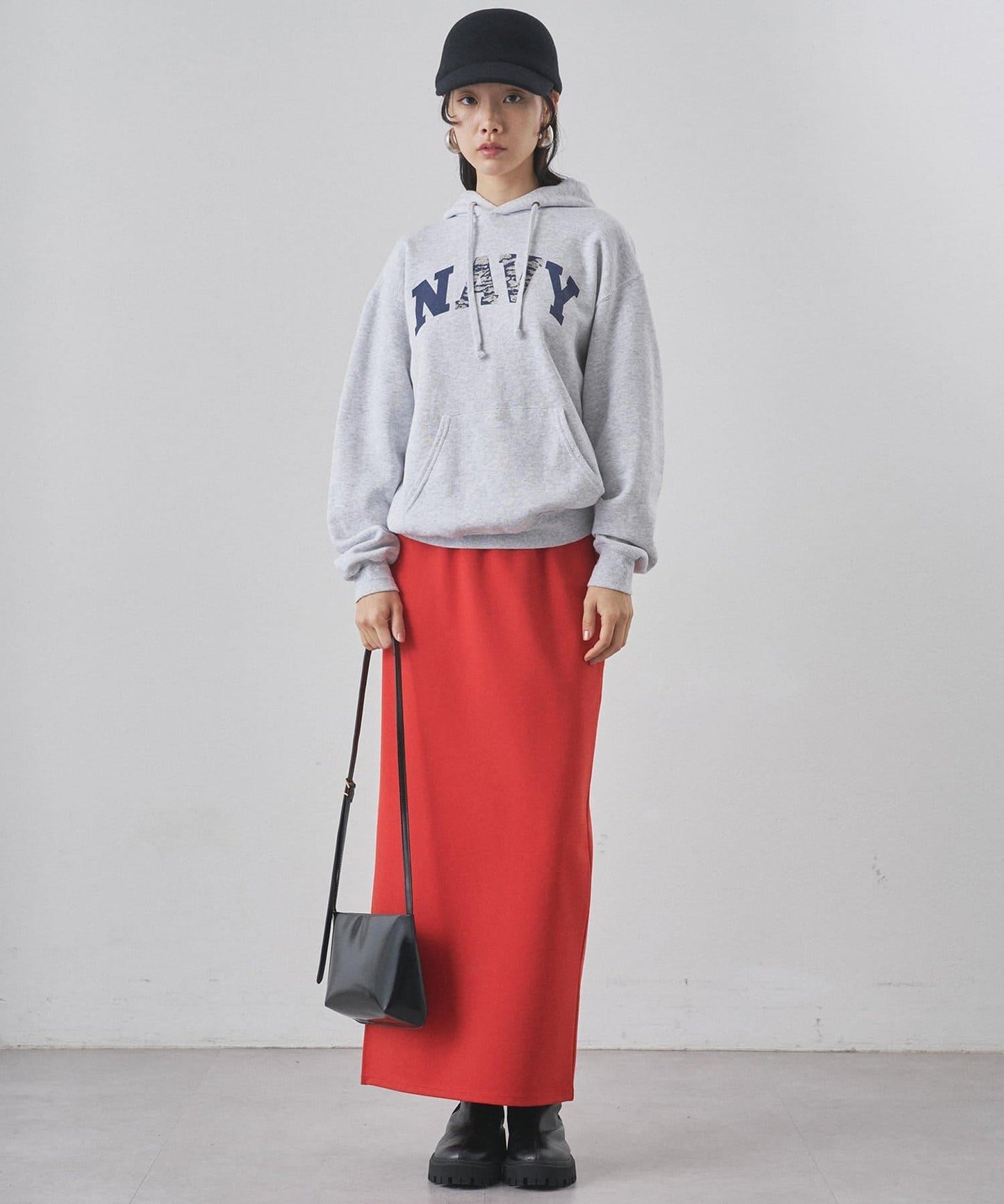 彈力針織半身裙