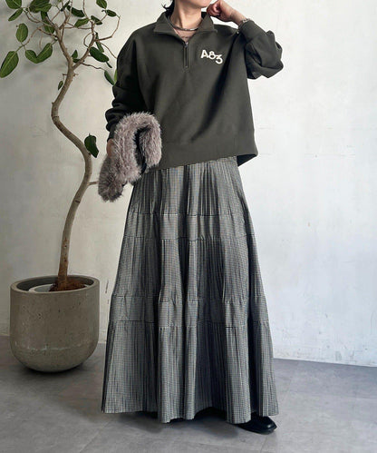 拉鍊羊羔絨套頭衫