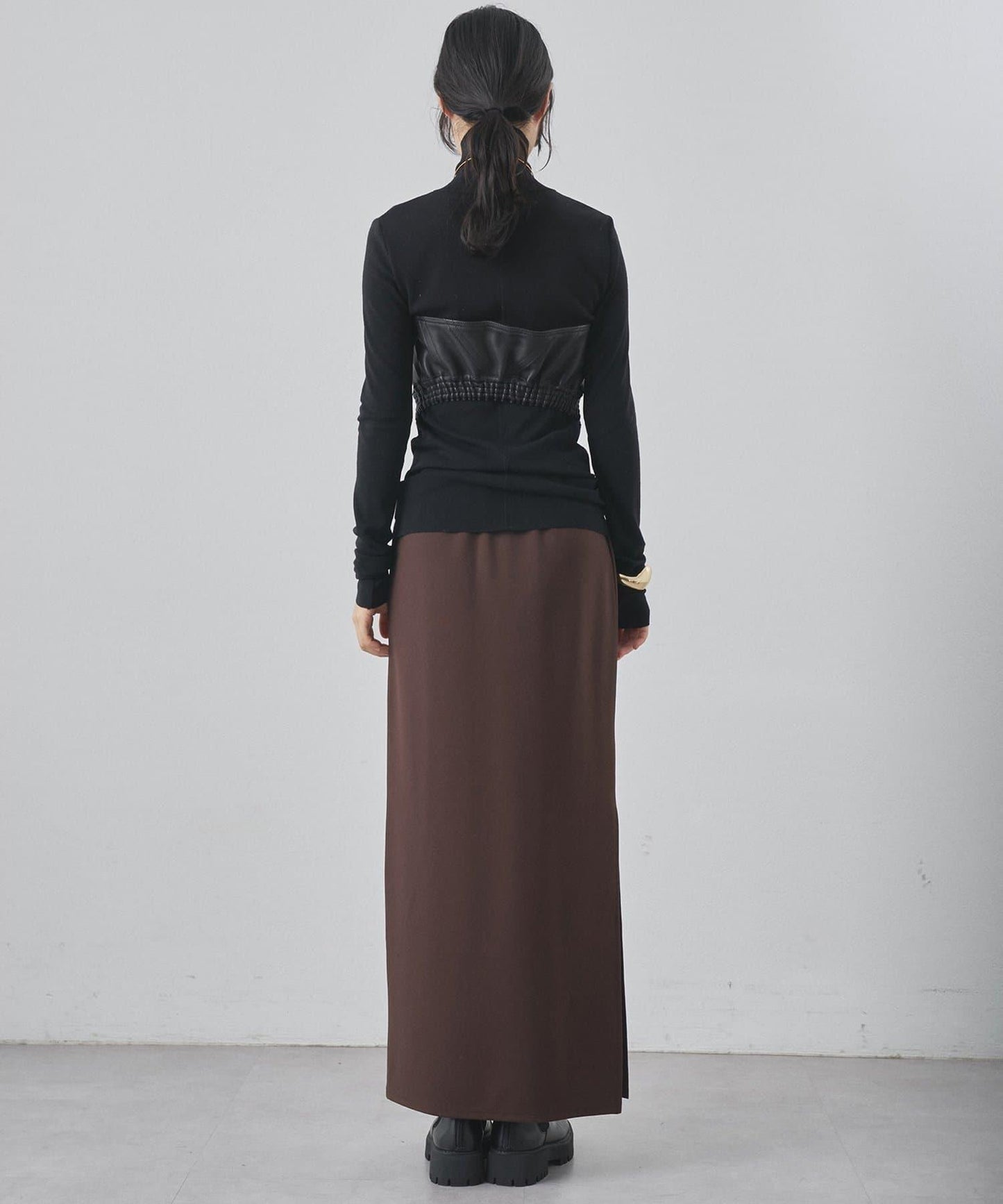 彈力針織半身裙