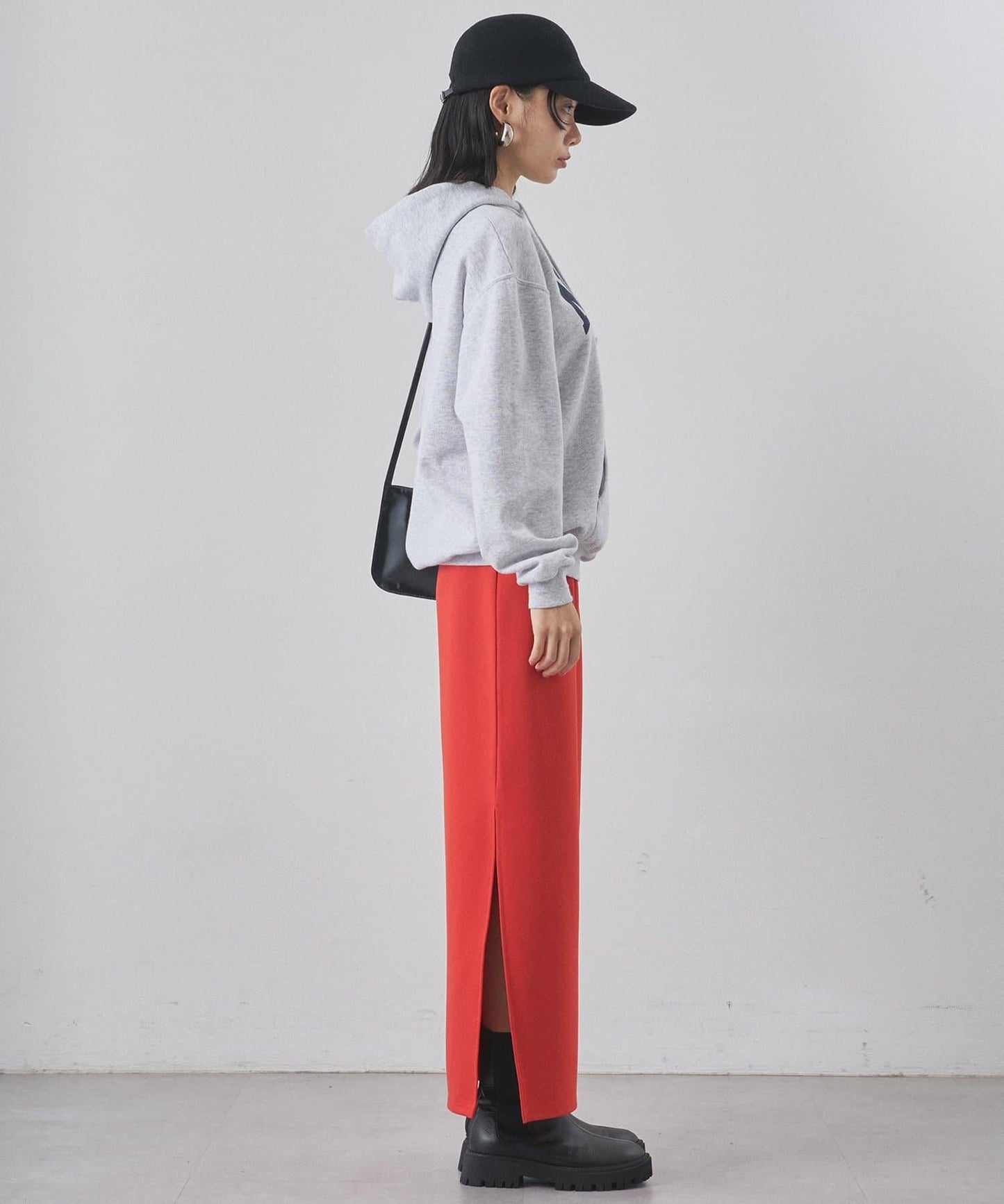 彈力針織半身裙