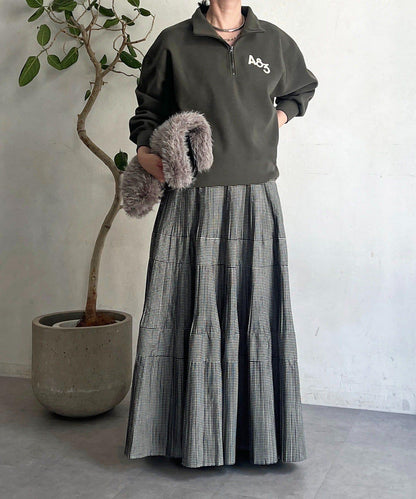 拉鍊羊羔絨套頭衫