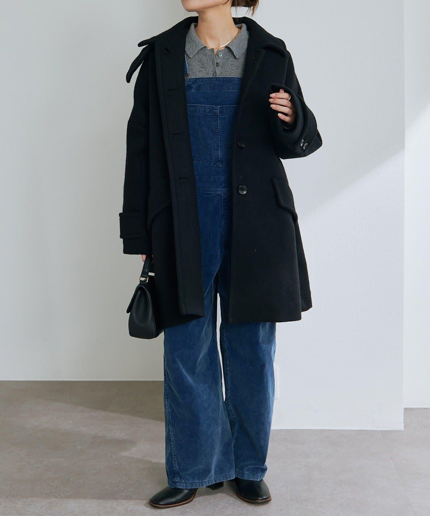 【日本製造】海狸羊毛單排扣大衣