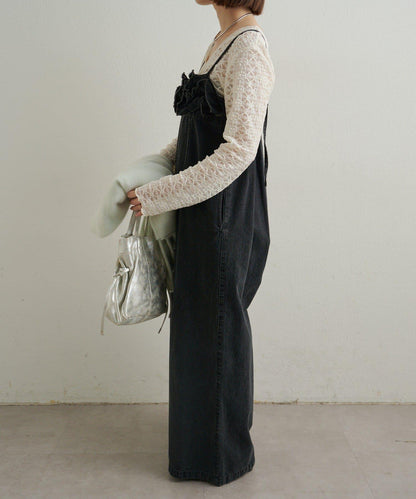 蕾絲拼接針織衫