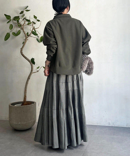 拉鍊羊羔絨套頭衫