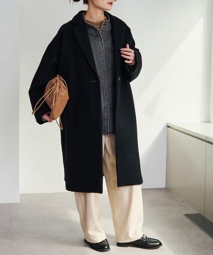 【日本製造】羊毛呢切斯特大衣