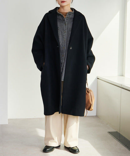 【日本製造】羊毛呢切斯特大衣