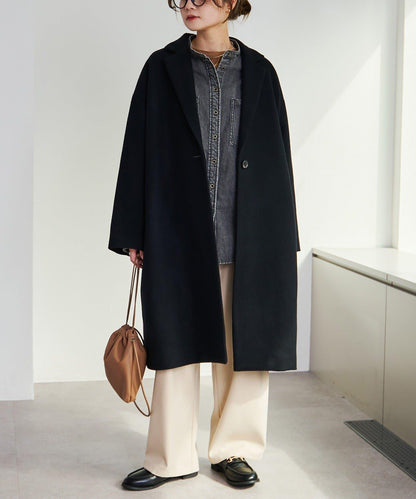 【日本製造】羊毛呢切斯特大衣