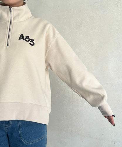 拉鍊羊羔絨套頭衫