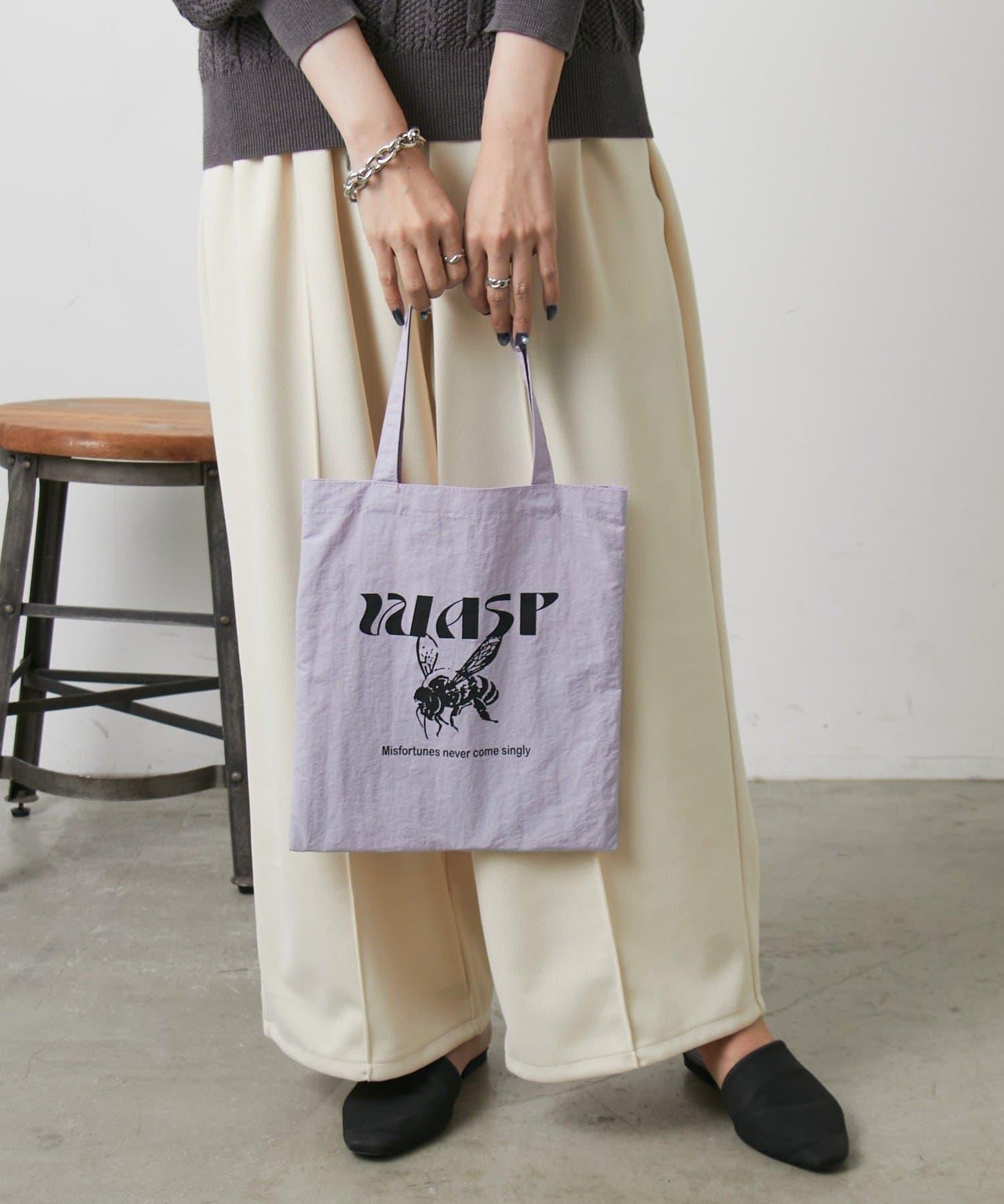 尼龍短手柄迷你托特包