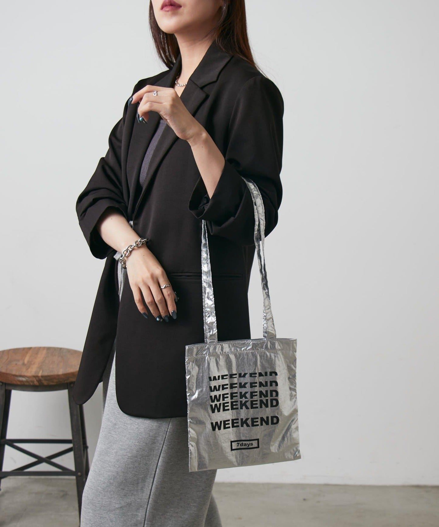 尼龍長柄迷你托特包