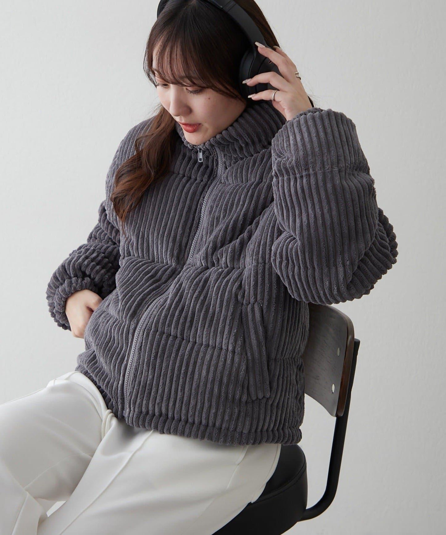 燈芯絨加棉夾克