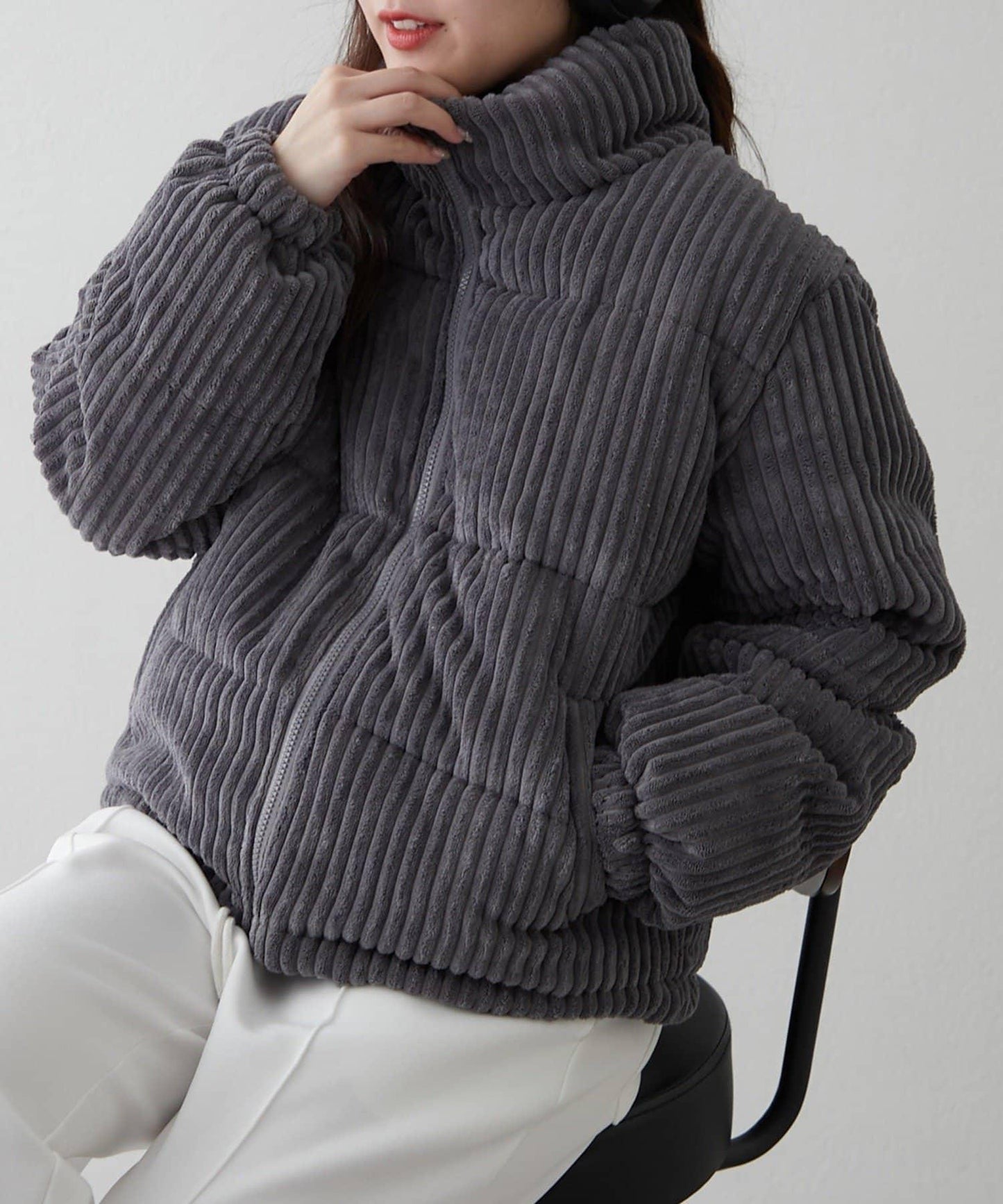 燈芯絨加棉夾克