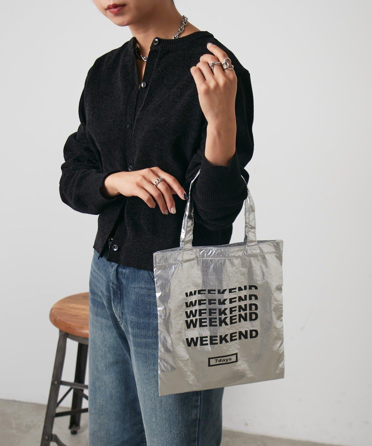 尼龍短手柄迷你托特包