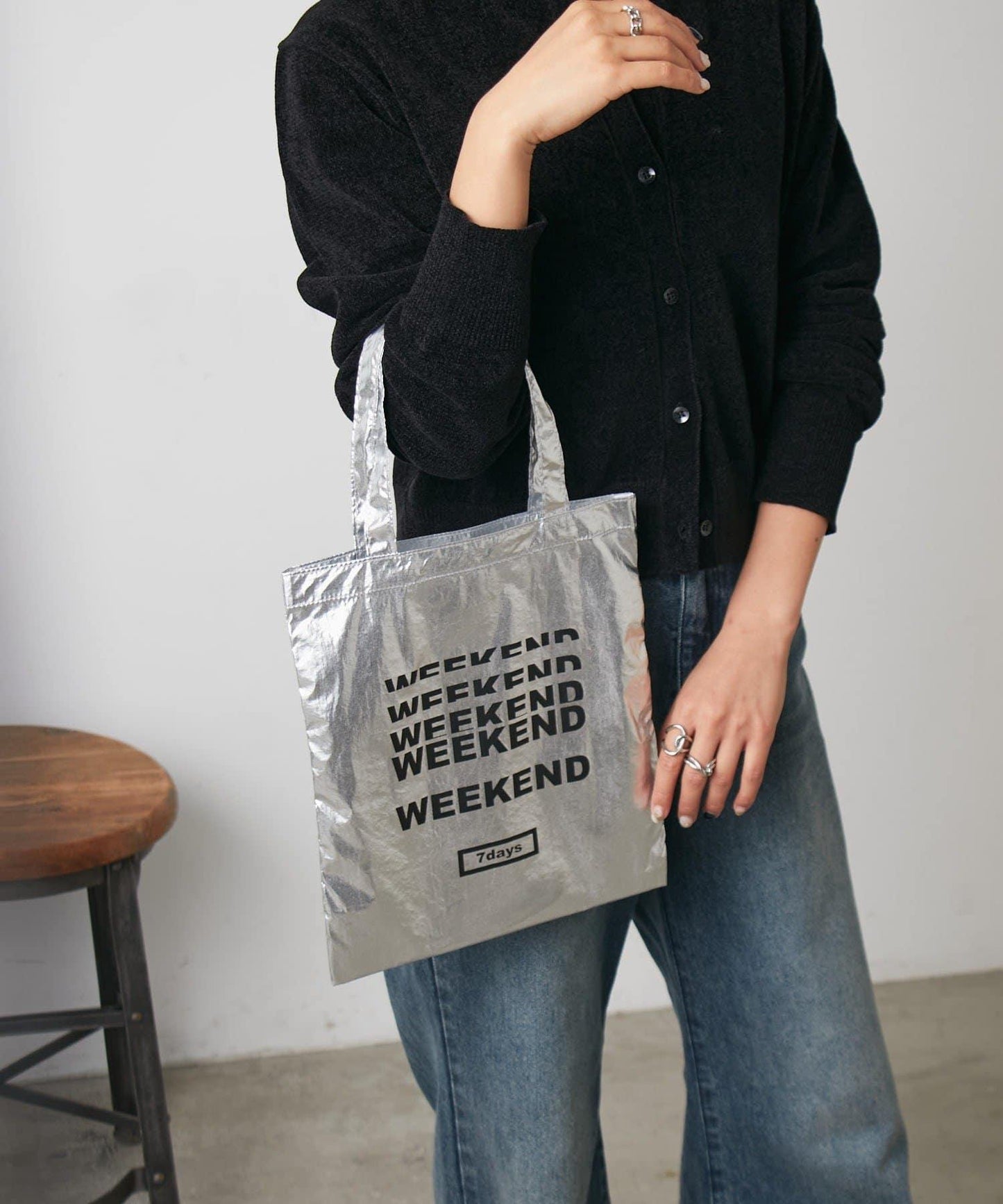 尼龍短手柄迷你托特包