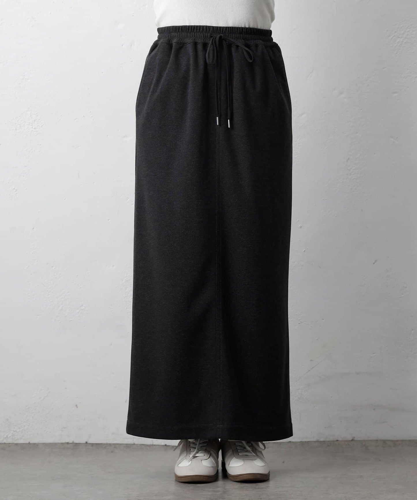 羊毛感針織休閒半身裙