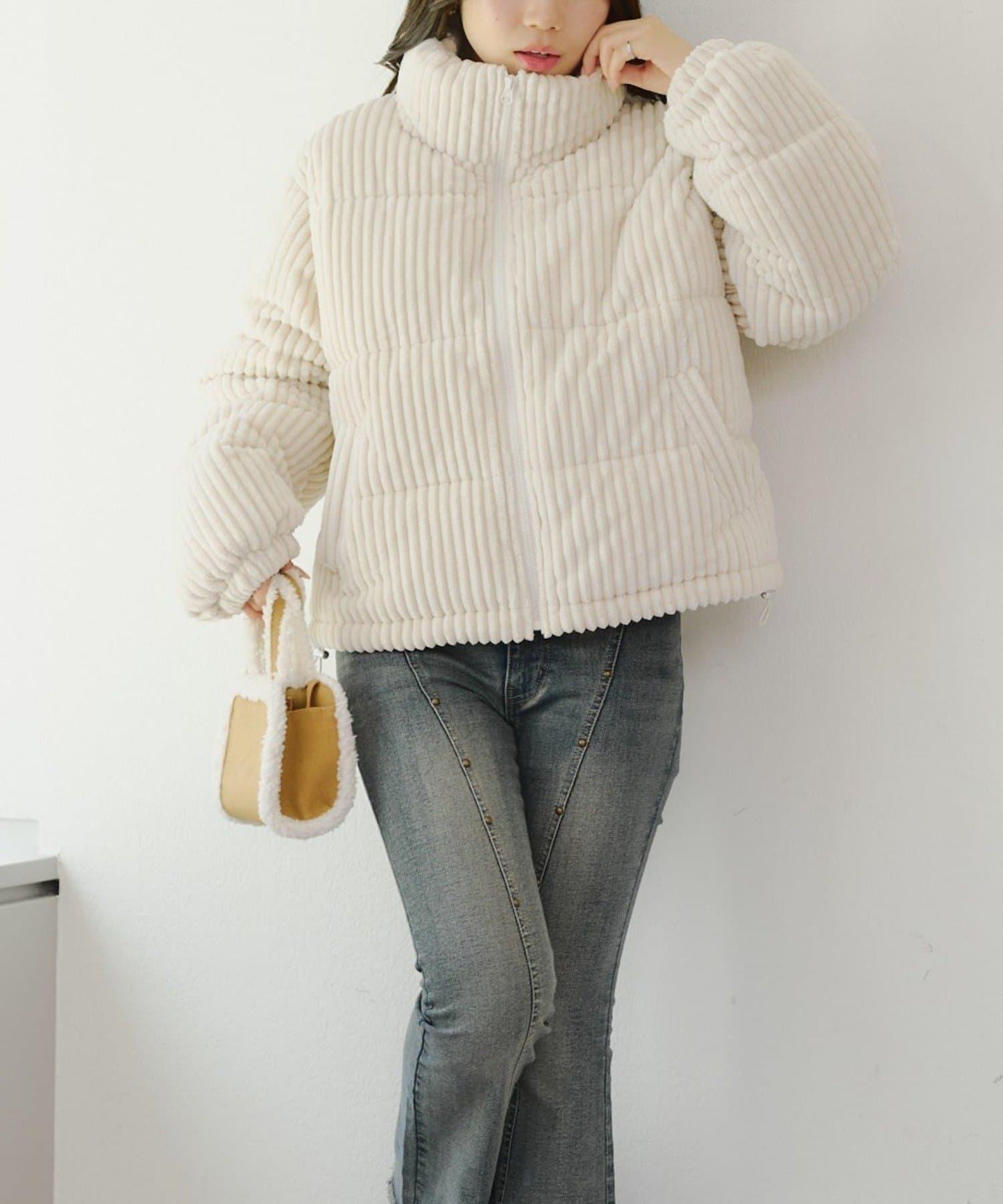 燈芯絨加棉夾克