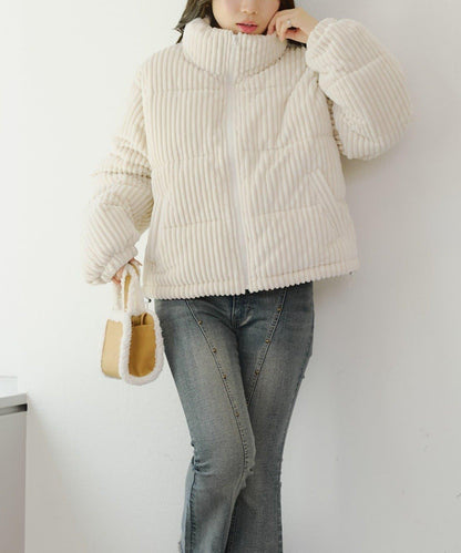 燈芯絨加棉夾克