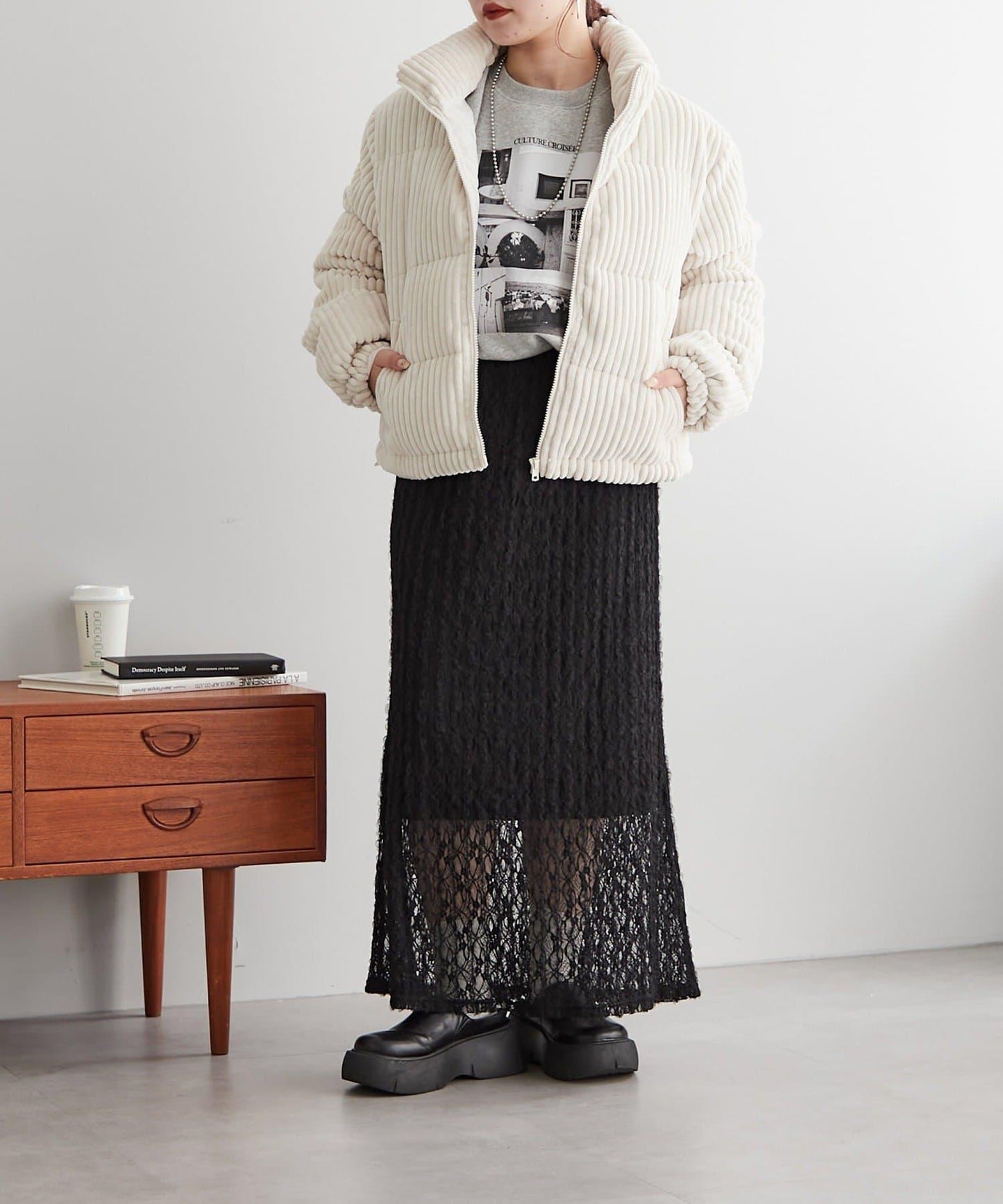 燈芯絨加棉夾克