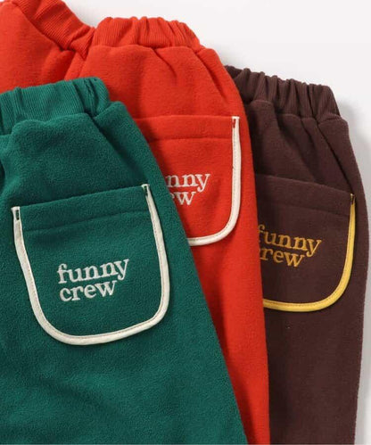 加絨保暖毛圈長褲（可成套搭配） 十分褲