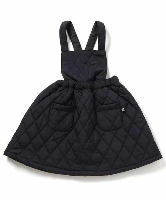 絎縫吊帶連衣裙