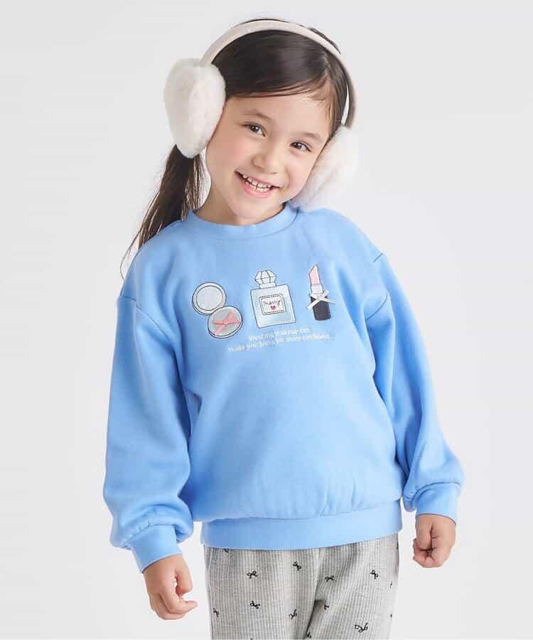 內加絨拼色衛衣