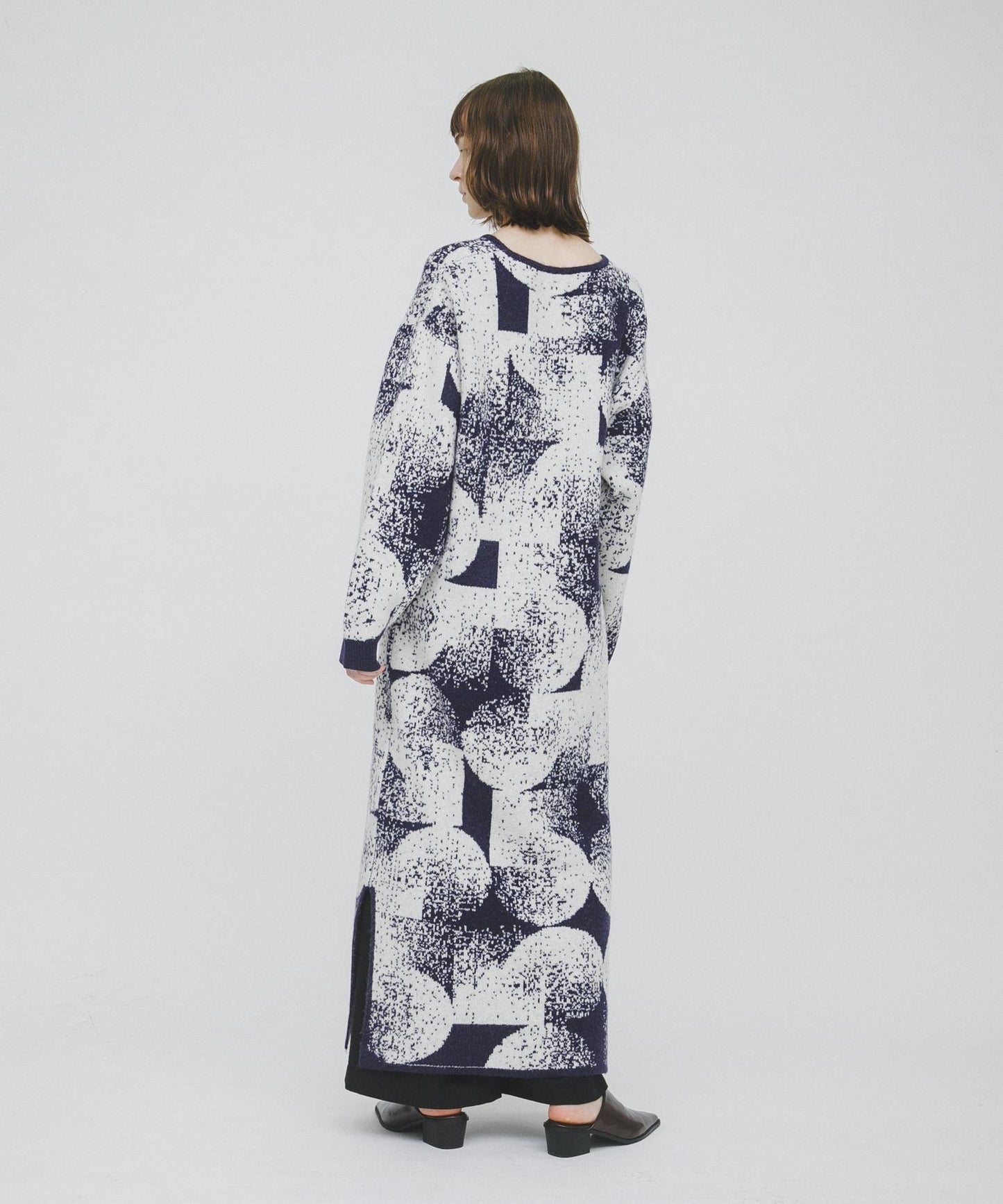 5款圖案針織連衣裙