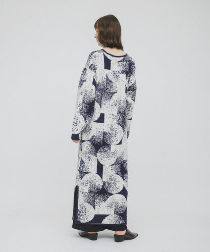 5款圖案針織連衣裙