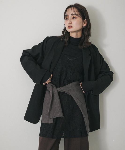 蕾絲吊帶長款上衣