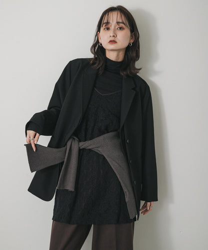 蕾絲吊帶長款上衣