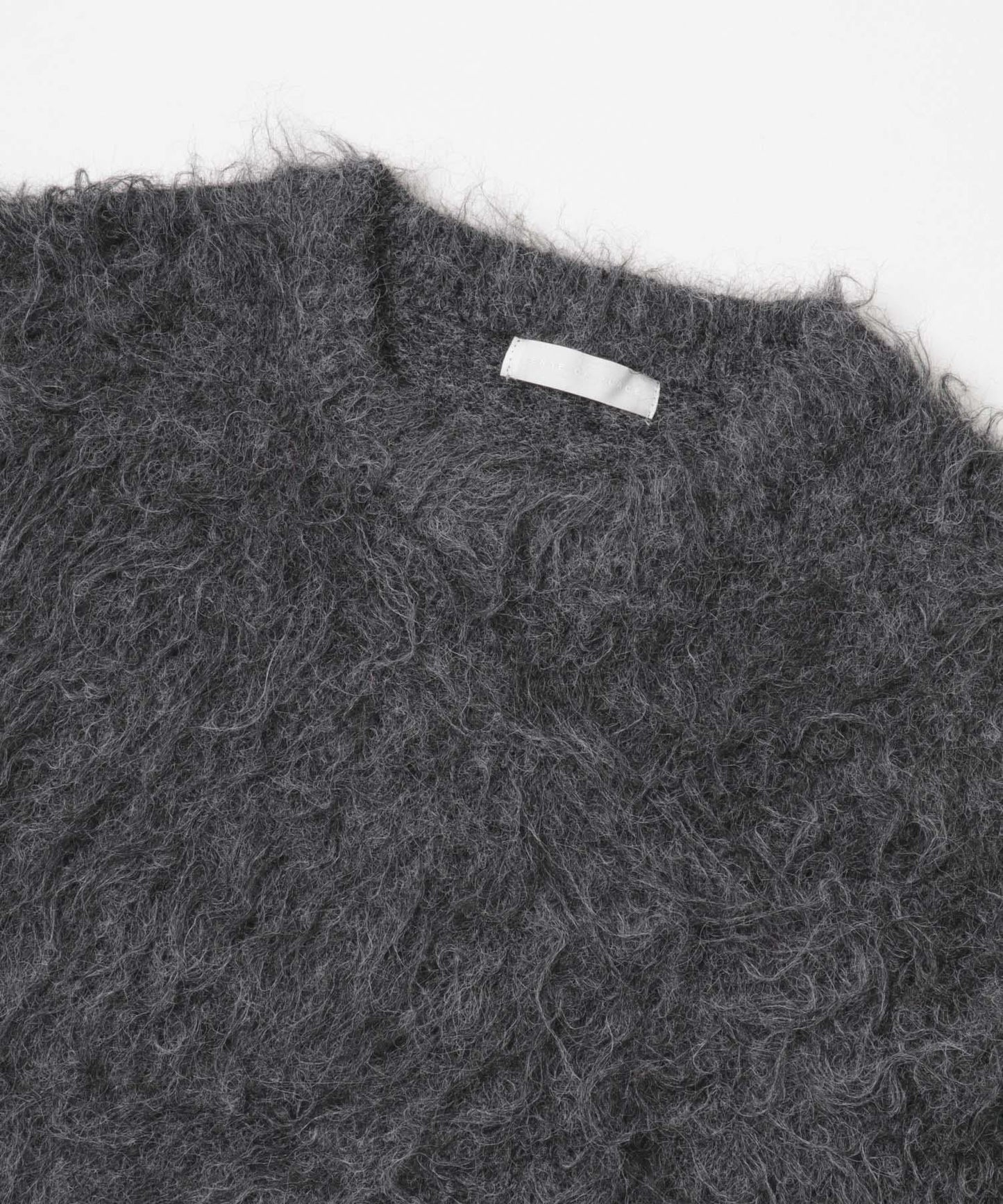 可水洗毛圈圓領針織衫