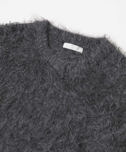 可水洗毛圈圓領針織衫