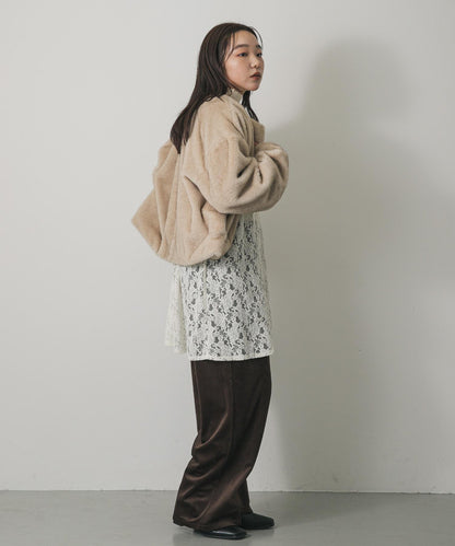 蕾絲吊帶長款上衣