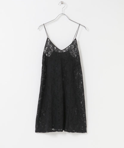 蕾絲吊帶長款上衣