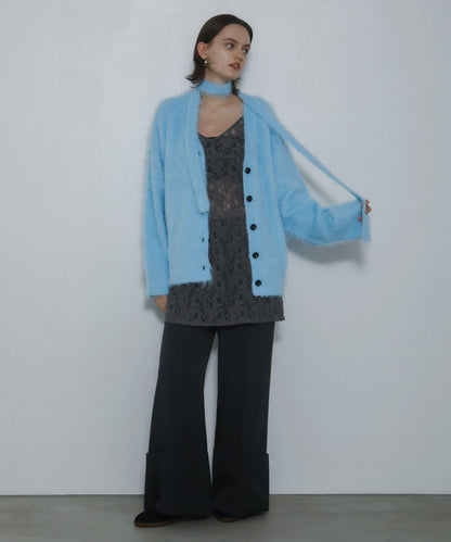 蕾絲吊帶長款上衣