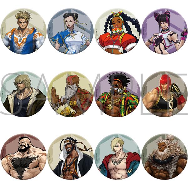 《街頭霸王》6 角色徽章收藏／C 【BOX／12個裝】