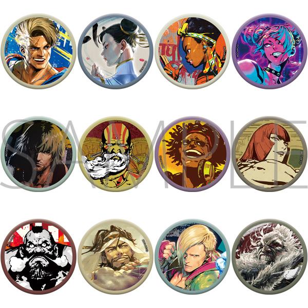 《街頭霸王》6 角色徽章收藏／A 【BOX／12個裝】