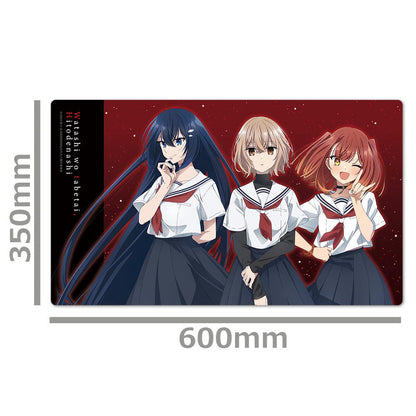 私想被吃掉，非人_角色橡膠墊 比名子&汐莉&美胡