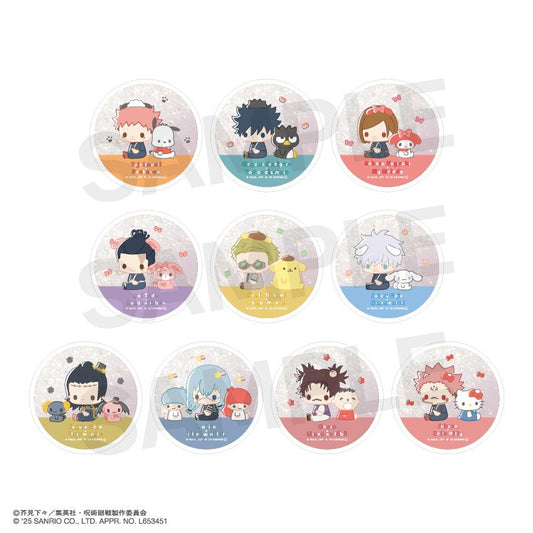 《咒術回戰》×《三麗歐》 隨機亮片磁鐵（隨機）全套BOX（共10種）【BOX/10個裝】