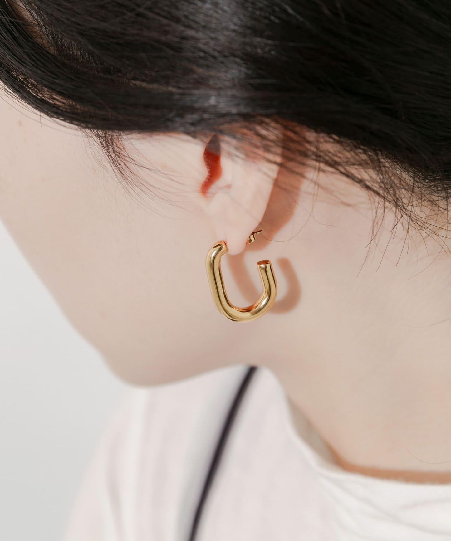 不鏽鋼弧形耳環