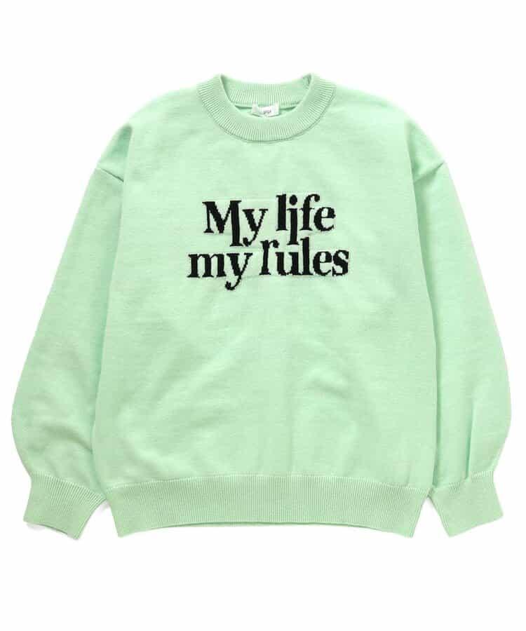 標誌順滑針織衫