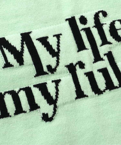 標誌順滑針織衫