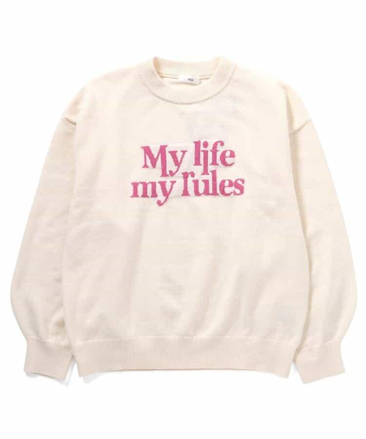 標誌順滑針織衫