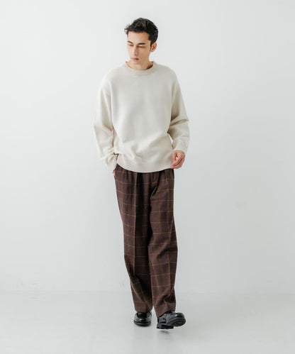 新款基礎款乾爽羊毛休閒長褲